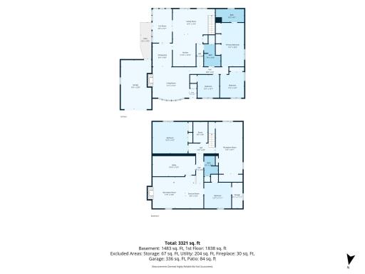 Both levels floor plans