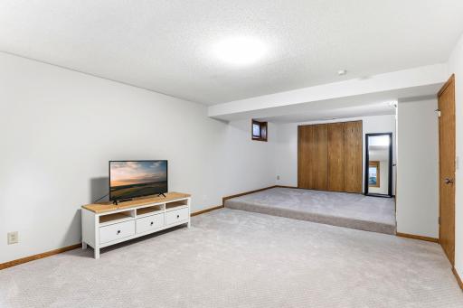 LL family room has raised platform