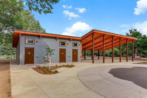 Picnic area, bathrooms, future SplashPAD coming