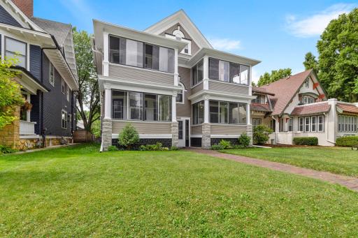Each apartment features large front porches