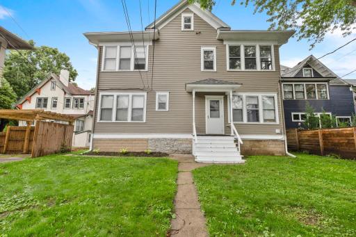 Rear of property