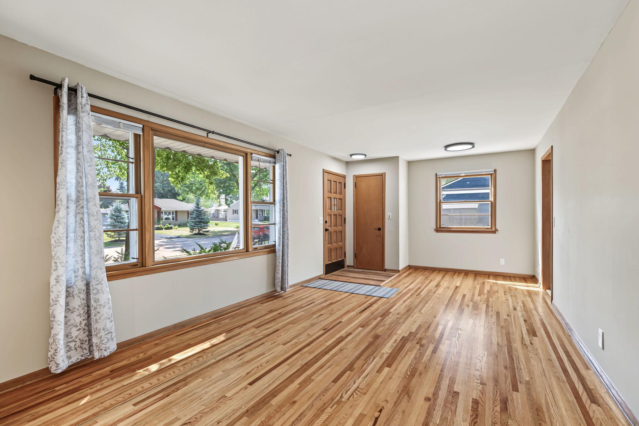 Living room with lots of natural light