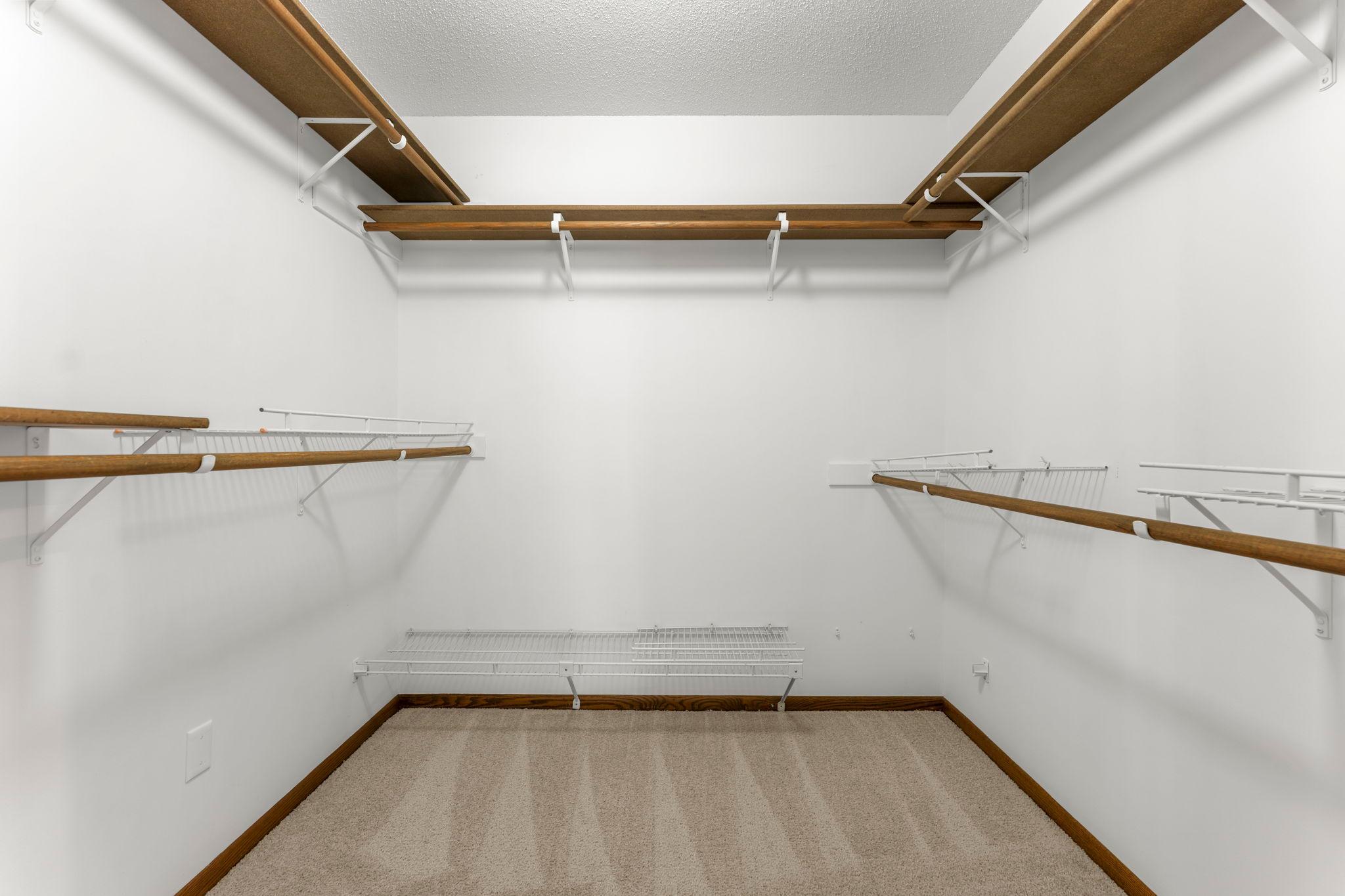 Primary bedroom closet