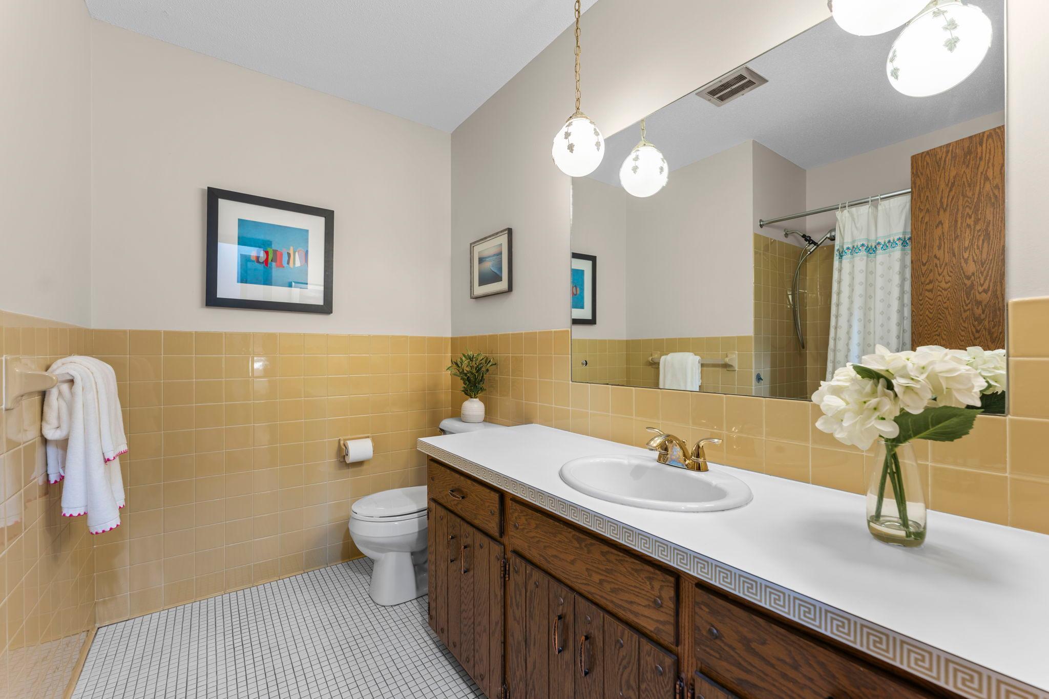 Full bath on the main level