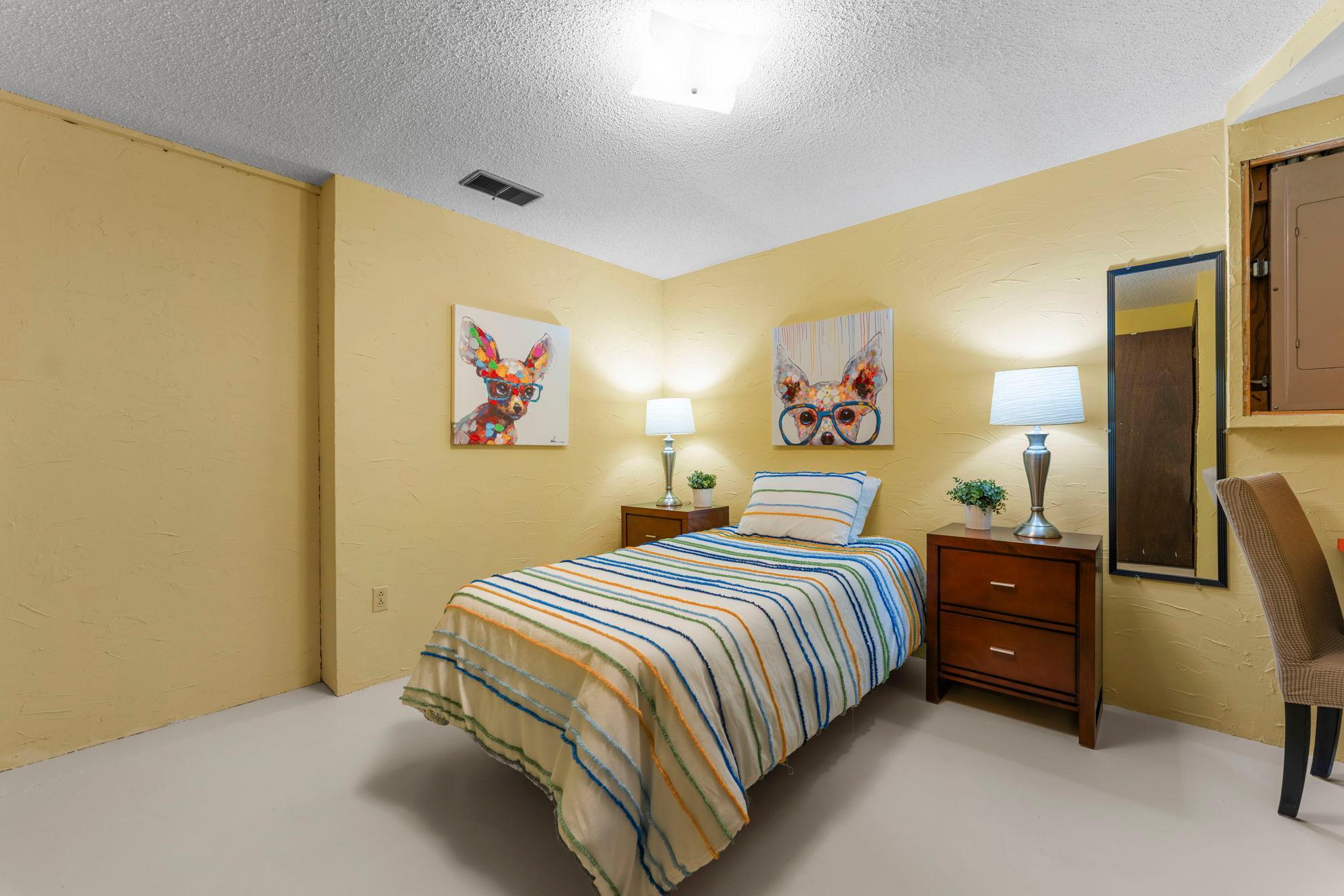 Lower level den, craft room or home officce