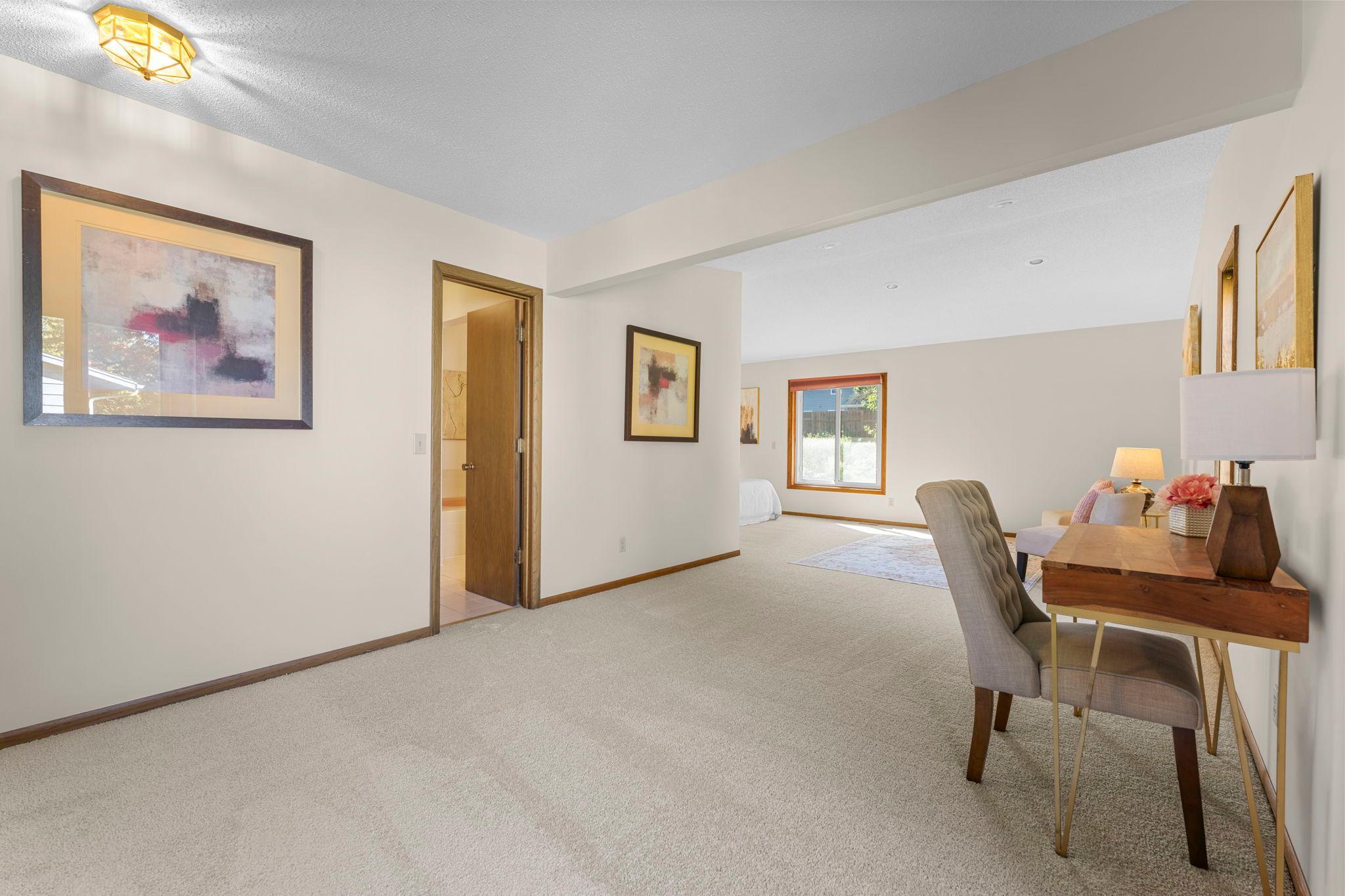 Entrance of the primary bedrom