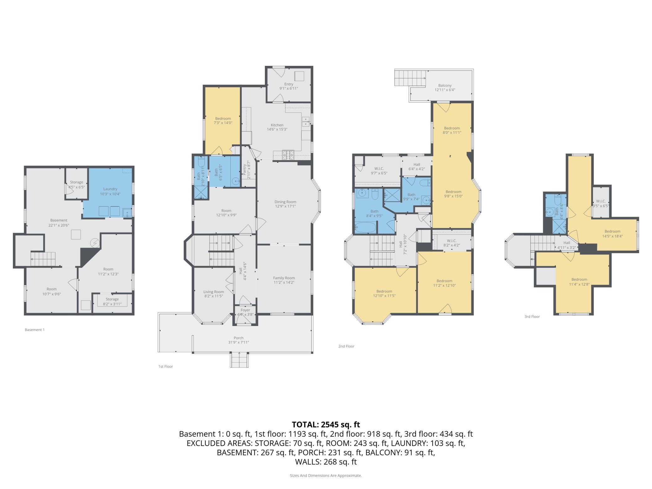 All floors