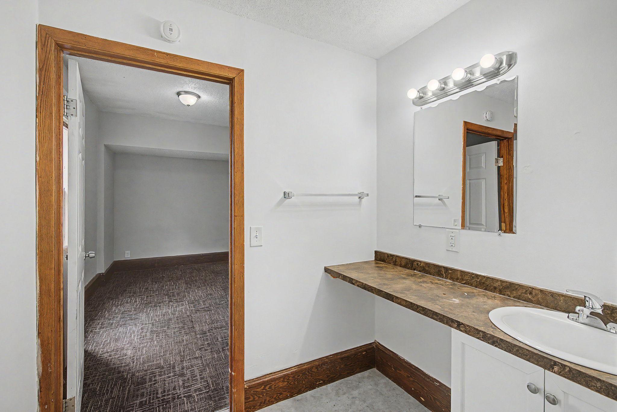 Main floor bathroom / bedroom