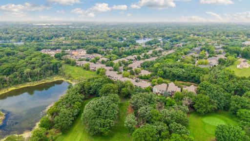 Pond, trails, and Wirth Golf Course just steps from home