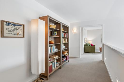 Loft area overlooking the open concept main level