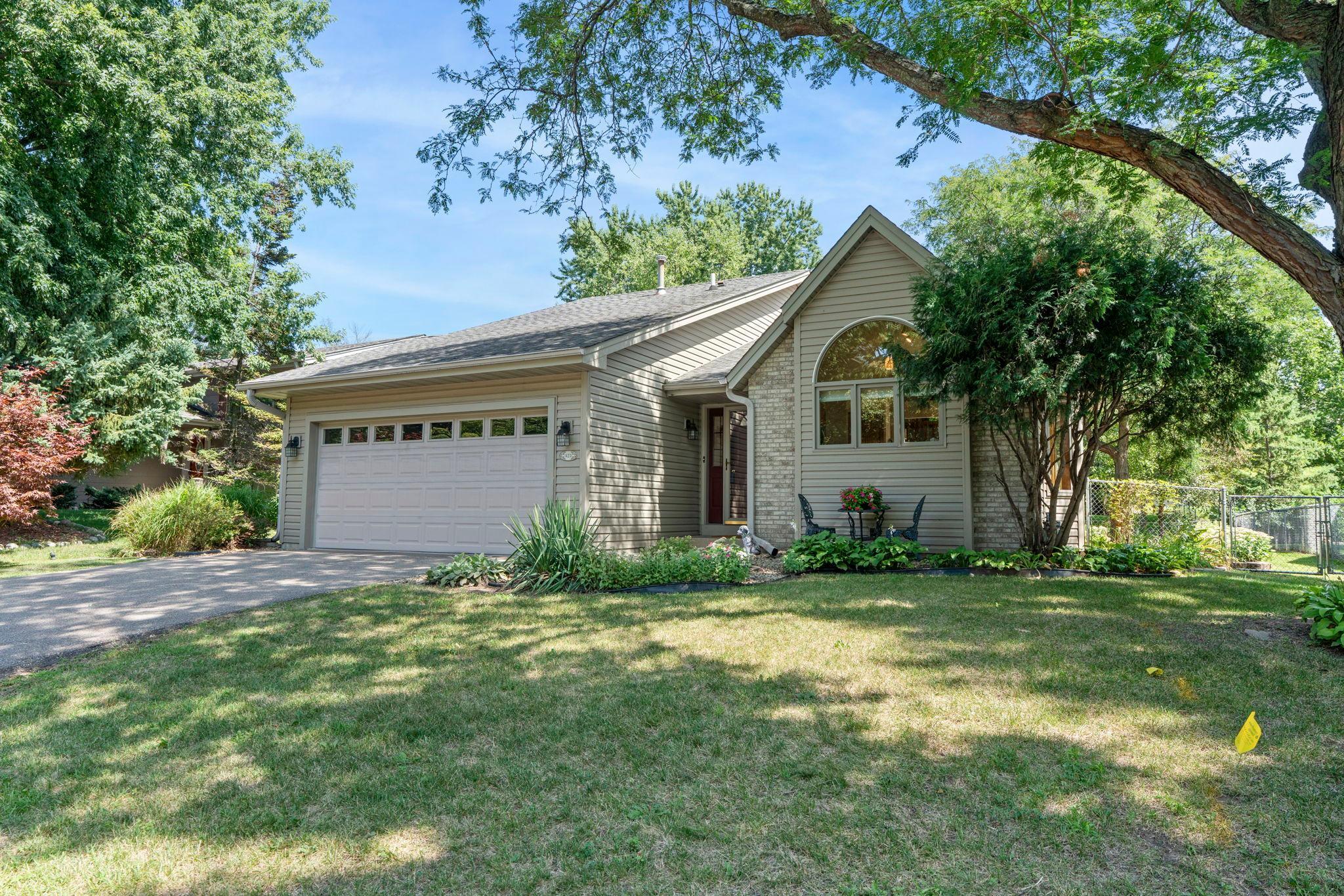 Well cared for landscaping and great curb appeal