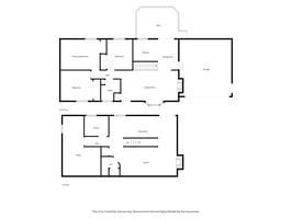 Floor Plans of both levels of the home.