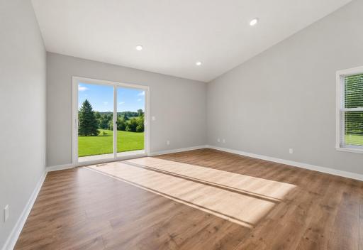 Flexible space to arrange furniture. Photo is of similar home. Colors and options may vary. Ask Sales Agent for details.