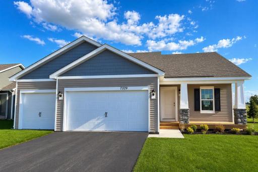 The Rushmore Northern Craftsman at Highlands at Eagle View in Elko New Market. Photo is of actual home. Options and colors may vary. Ask Sales Agent for details.