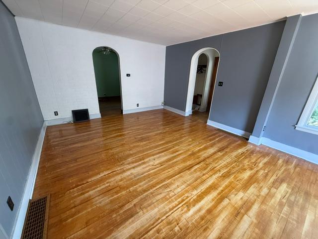 Living room - hardwood floors