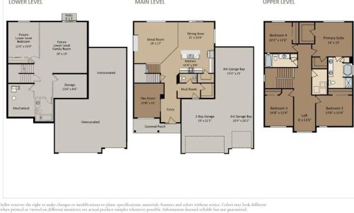 Floor Plans - All measurements are approximate.