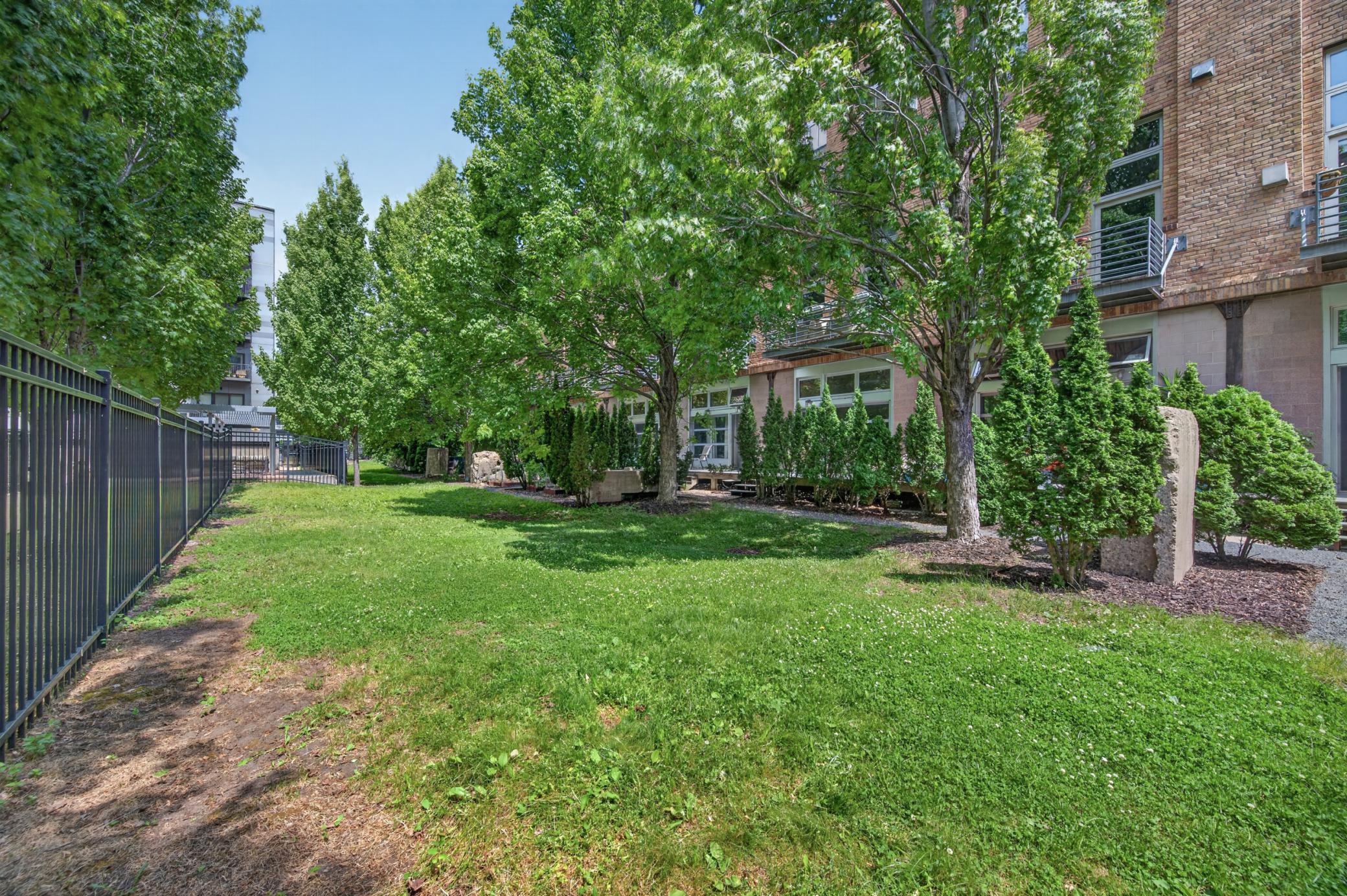 Private courtyard