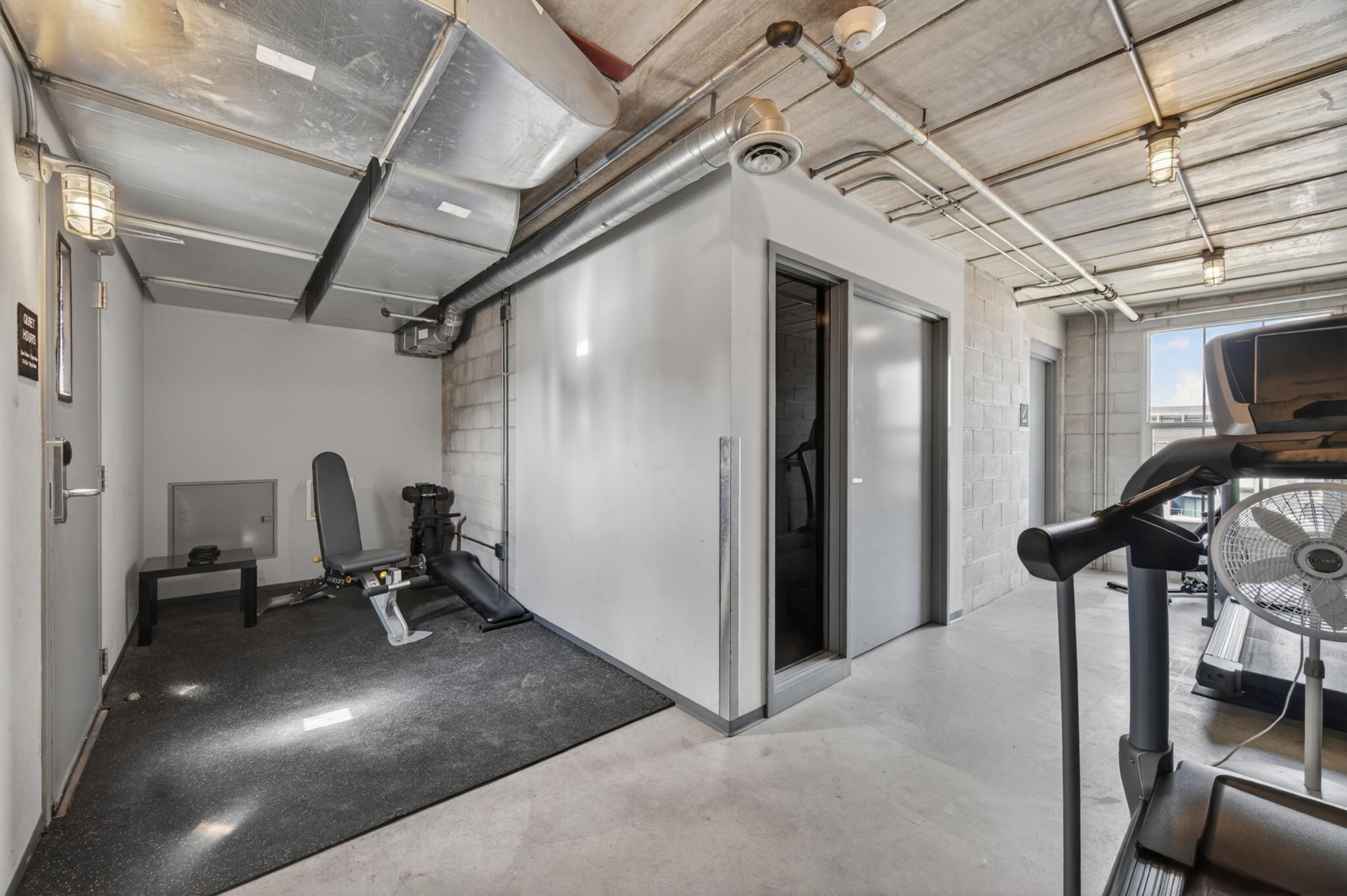 Fitness room - 4th level (same as roof access)