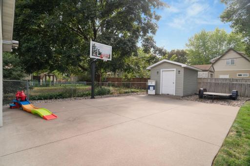 Sport Court and Shed