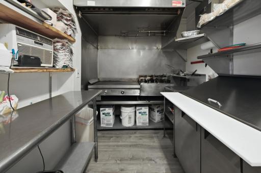 Very clean commercial kitchen