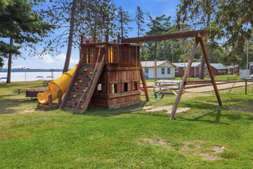 One of two rainbow playsets