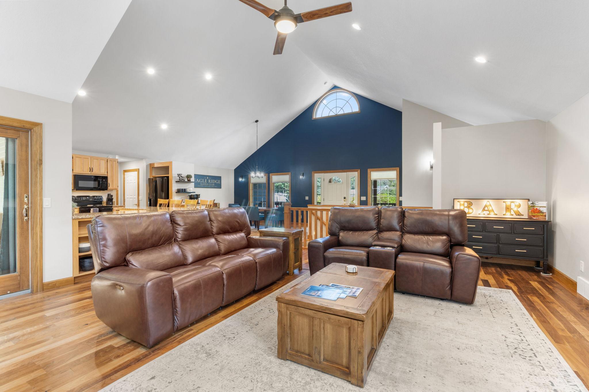 Open-concept main floor