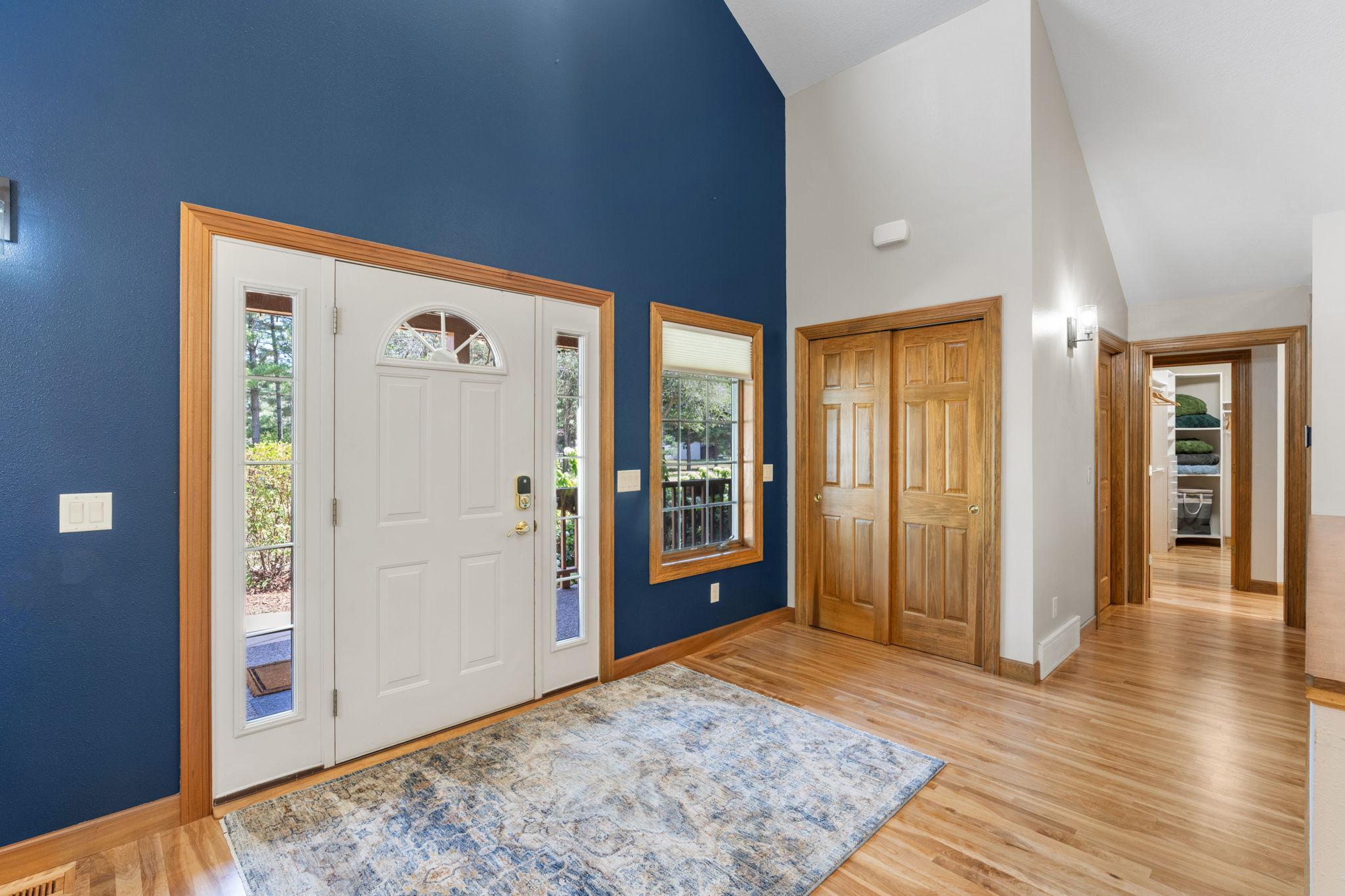 Spacious welcoming foyer