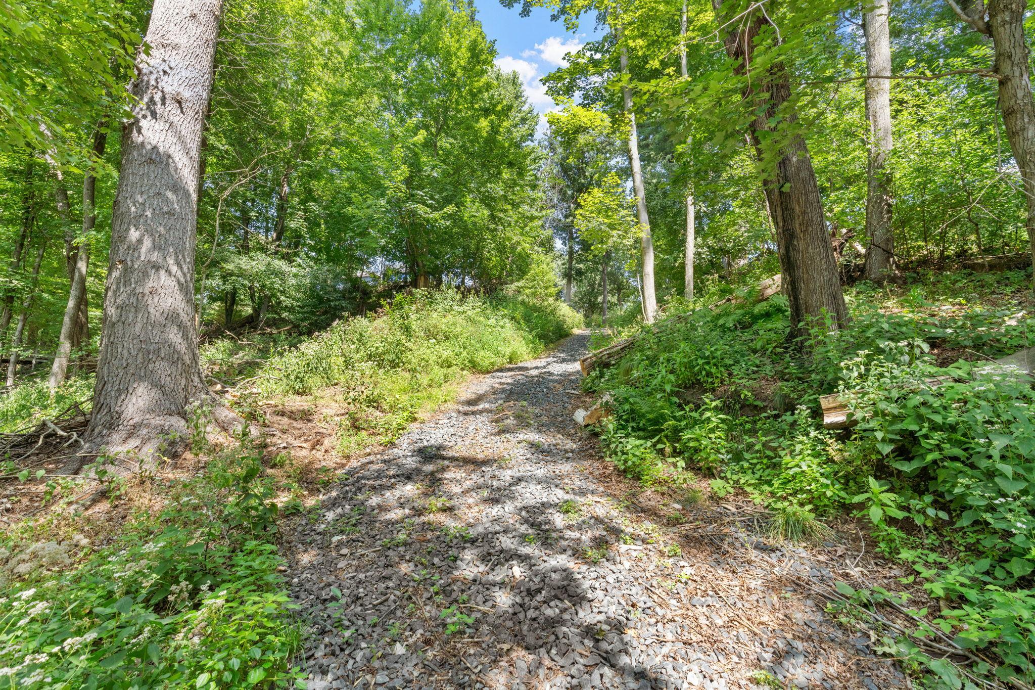 NO STAIRS - ATV or walking path up from the water