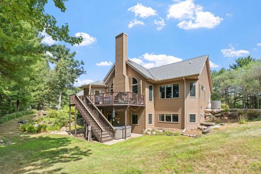 Great maintenance-free deck to enjoy the view!