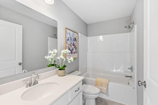 Photo shows the same floor plan but not the actual home. Variations will occur. Photos of actual home will be uploaded when home has been completed and cleaned.