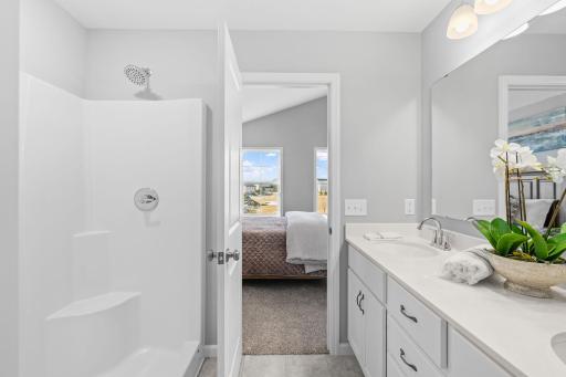 Photo shows the same floor plan but not the actual home. Variations will occur. Photos of actual home will be uploaded when home has been completed and cleaned.