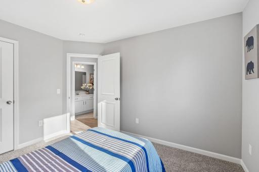 Photo shows the same floor plan but not the actual home. Variations will occur. Photos of actual home will be uploaded when home has been completed and cleaned.