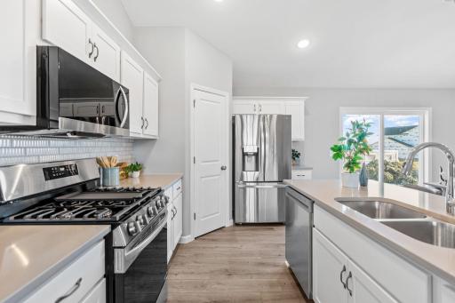 Photo shows the same floor plan but not the actual home. Variations will occur. Photos of actual home will be uploaded when home has been completed and cleaned.