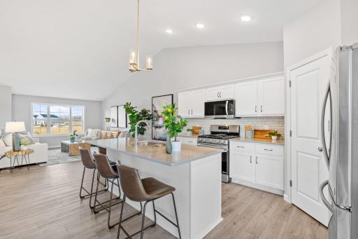 Photo shows the same floor plan but not the actual home. Variations will occur. Photos of actual home will be uploaded when home has been completed and cleaned.