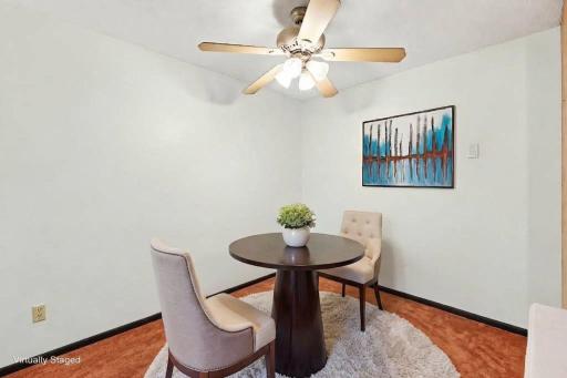 Virtually Staged Dining Room