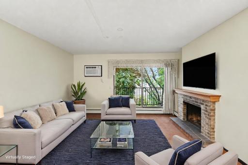 Virtually Staged Living Room