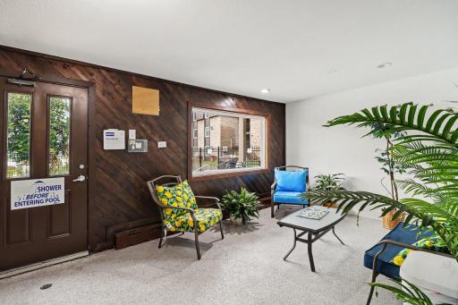 Lower Level Pool Lobby Area