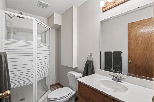 Lower level .75 bath