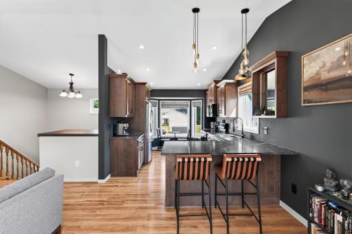 Open floor plan with tons of natural light