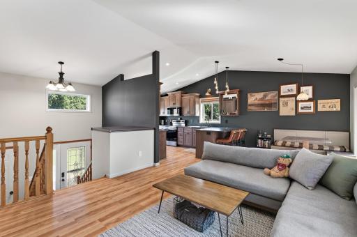 Open floor plan with seamless flow.