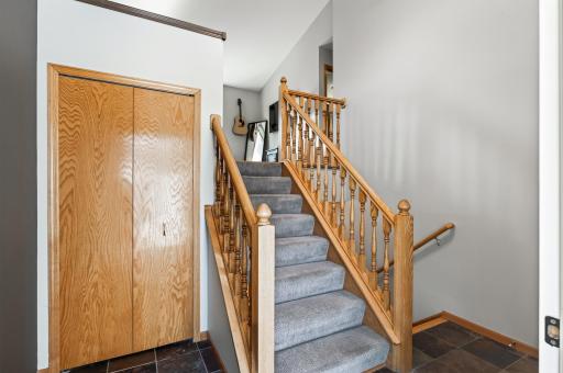 Large entry with coat closet
