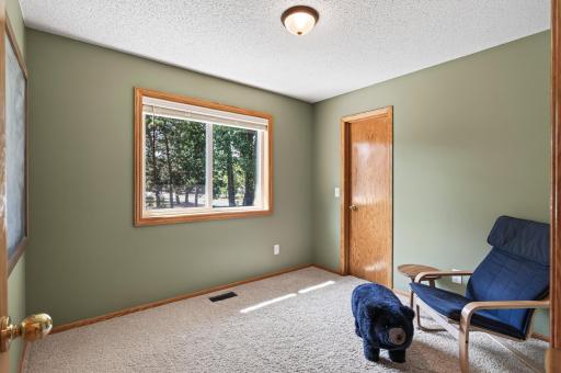 Second main floor bedroom with large closet.