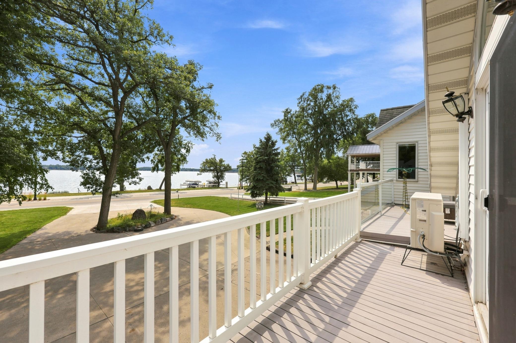 Upstairs deck