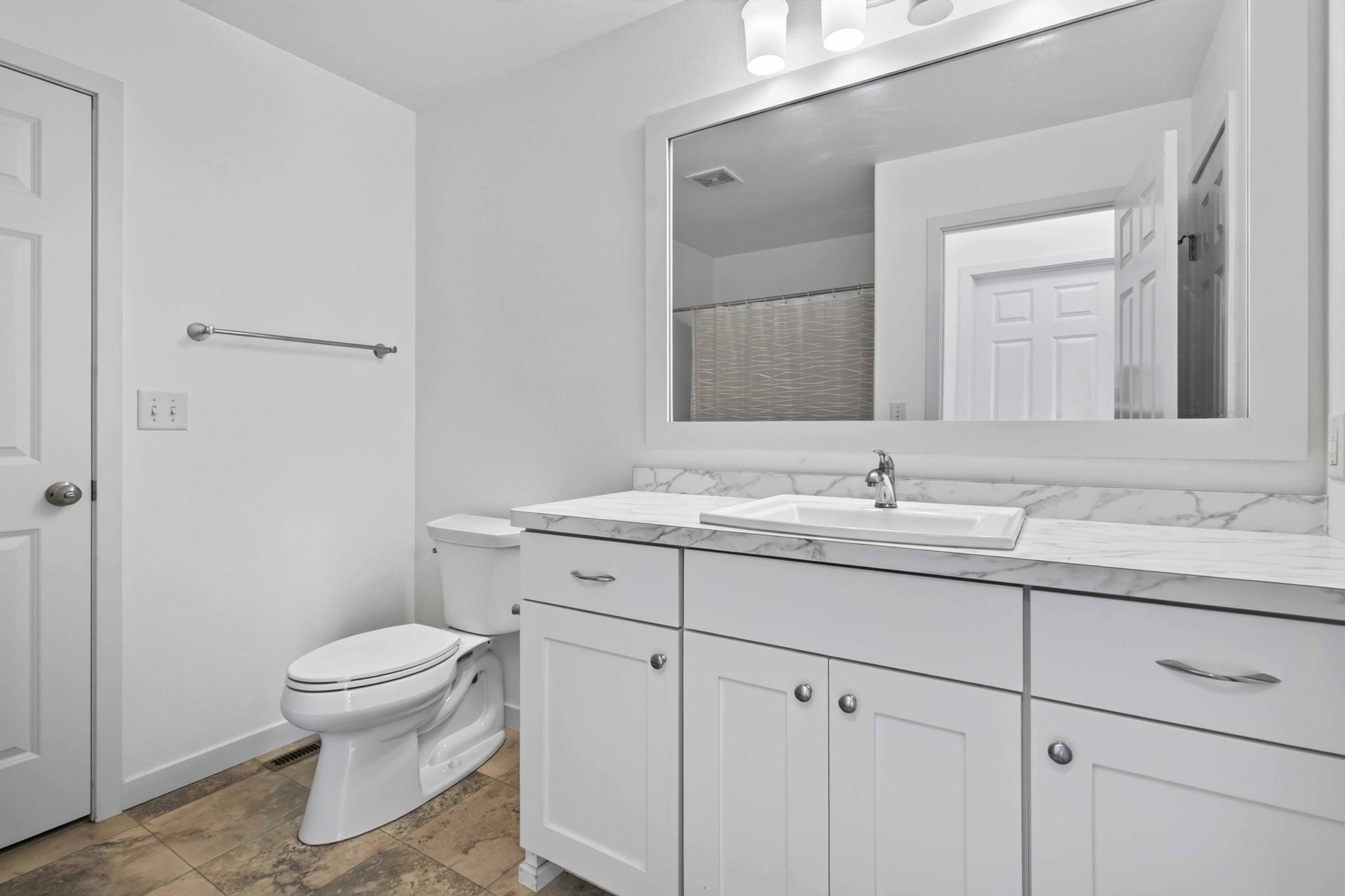 Bathroom with Real Counterspace