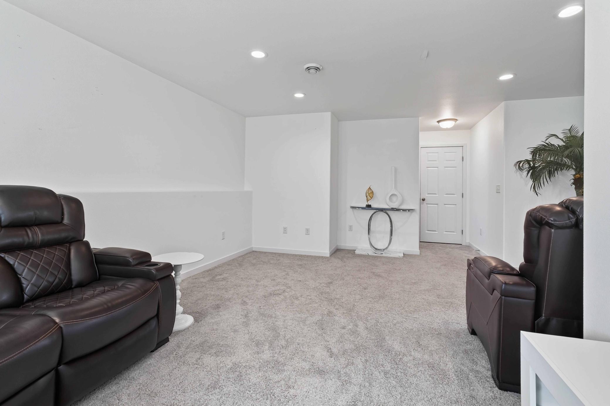 Spacious Lower Level Family Room