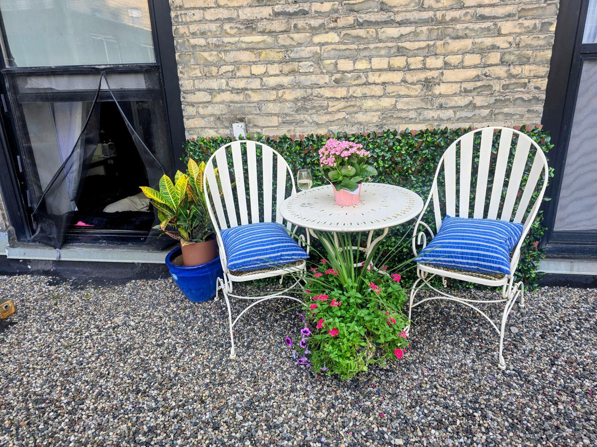 Very rare to have your own Private Patio on the roof top