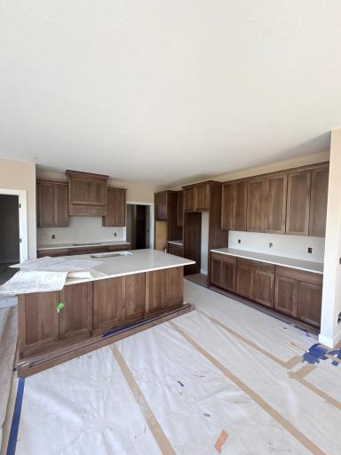 Gourmet kitchen, cooktop with double oven & large pantry