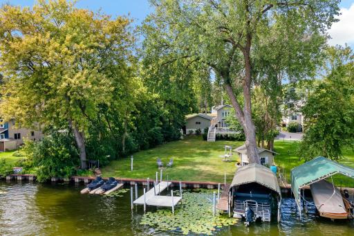 Two permenant docks stay with house - 3rd floating dock negotiable with sale