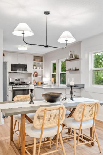 Dining Space, New Finishes