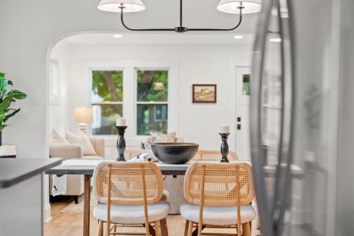Kitchen Opens To Dining & Living Room